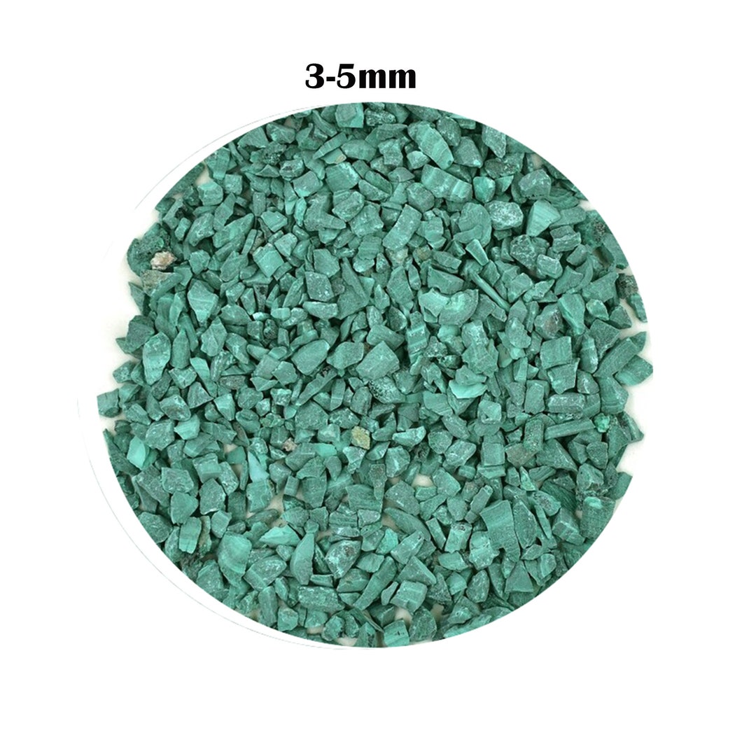 Green Malachite Raw Stone Powder: Rough Healing Crystal Chips - Etsy