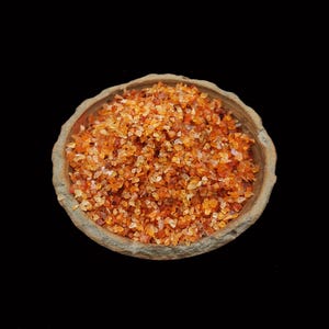 Natural Orange Carnelian Raw Stone, Orange Carnelian Raw Crushed, Healing Crystal Crushed Powder Great for Woodworking, Raw Thick Powder