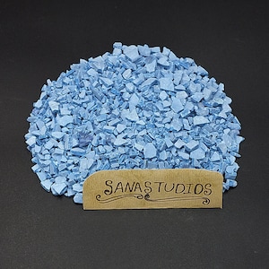 Natural Blue Turquoise Chips: Raw Crystal Stone, DIY Craft Supplies