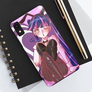 Anime Stocking Anarchy Panty and Stocking with Garterbelt Y2K BunnyGirl Outfit Cute Kawaii Aesthetic Tough Phone Cases