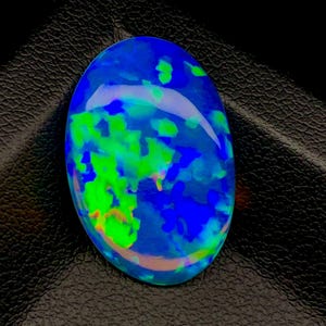 Natural Ethiopian Opal Cabochon: Multi Fire Gemstone, 9.60 Carat