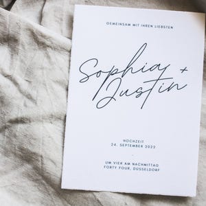 Hochzeitseinladung, Einladung Hochzeit, Standesamt Einladung, Einladung Verlobung, Einladungen, Einladungskarte, Minimalistische Einladung