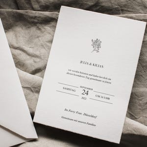 Hochzeitseinladung, Einladung Hochzeit, Standesamt Einladung, Einladung Verlobung, Einladungen, Einladungskarte, Minimalistische Einladung