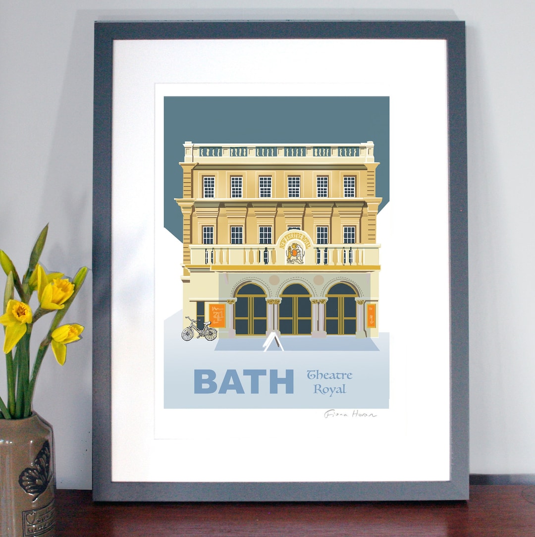 BATH Theatre Royal: Hand Signed Art Print or Travel Poster - Etsy