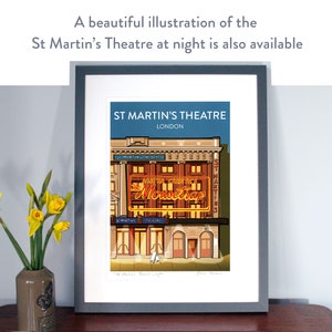 The Mousetrap, St Martin's Theatre London: Hand Signed Art Print or Poster, with Blue Sky theatre art print image 9