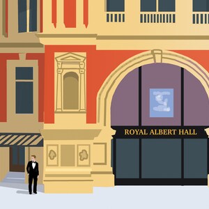 Royal Albert Hall Art Print or London Travel Poster by ...