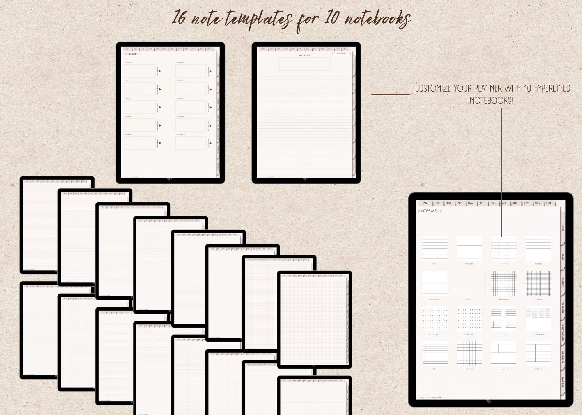 2023 Digital Planner Aesthetic Boho 2023 Planner Daily Etsy Canada