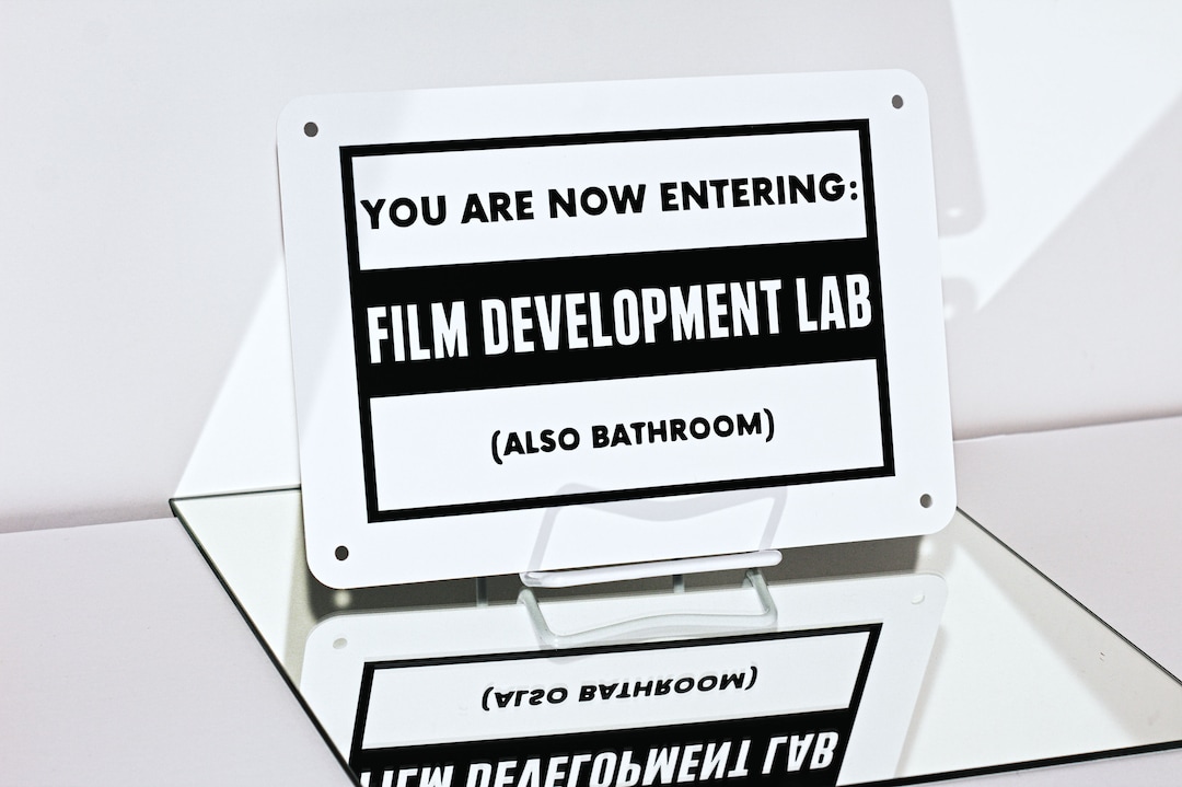 Development Lab Sign Film Development Lab Sign - Funny Sign for Photographers Who Develop ...