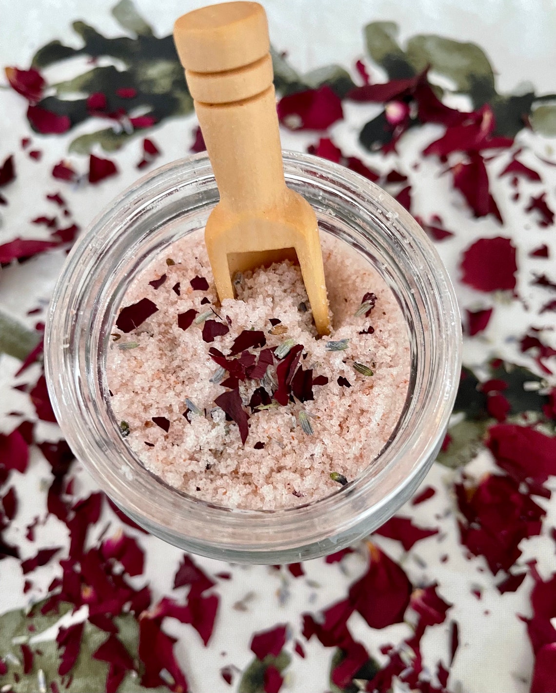 100 Natural Body Scrub Lavender Rose Body Scrub Body Etsy