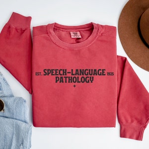 Slp Gift | Speech Pathology | Speech Therapist | Minimalist Speech Therapy Sweatshirt | Speech Language Pathologist | Speech Shirt