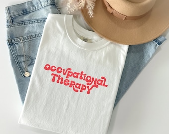 Occupational Therapy Comfort Colors Tee: Valentine's Day OT Shirt