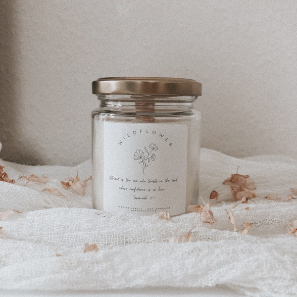 Duftkerze Scented Candle Wildflower