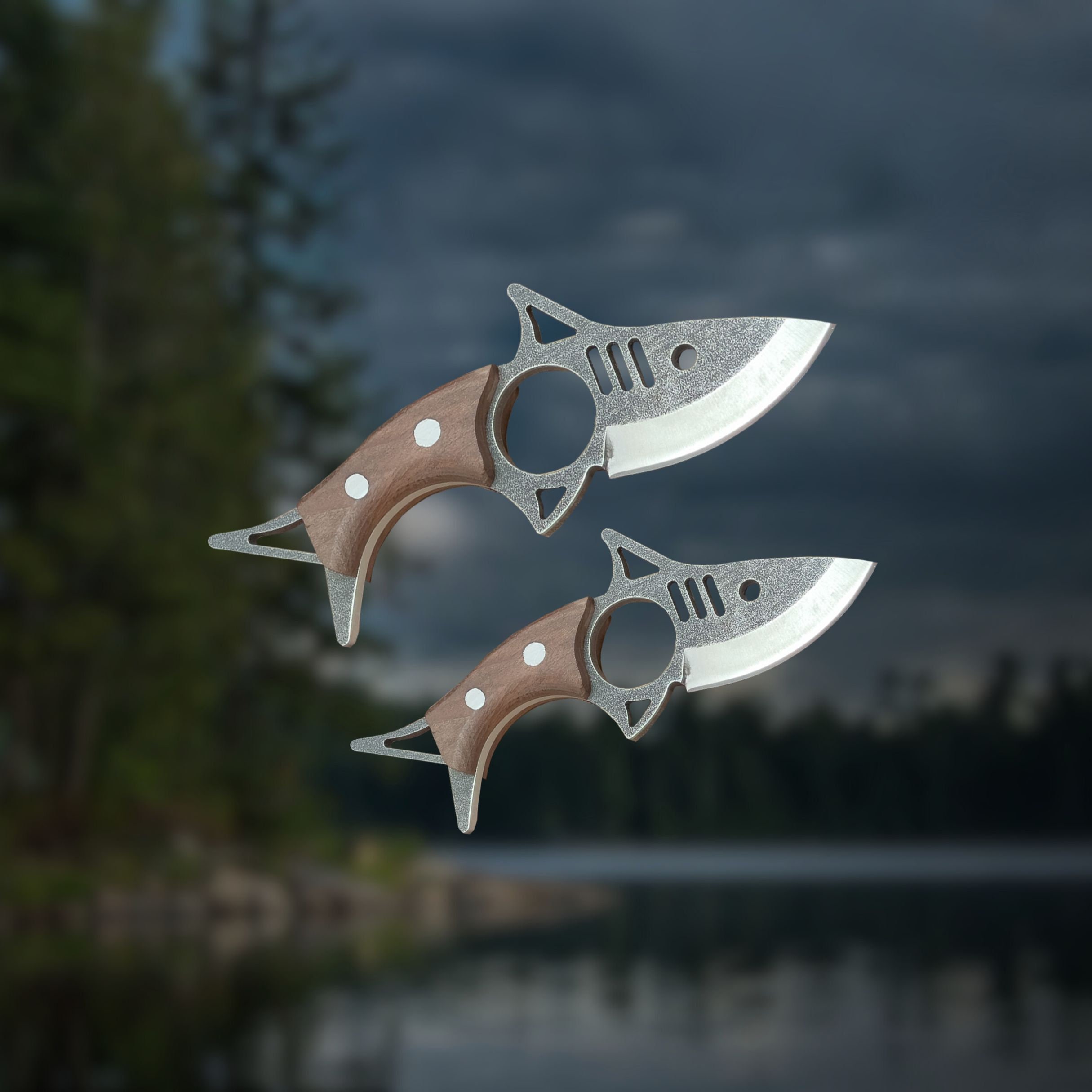 Shark Tooth Hunter Knife for Survival, Hunting and Camping