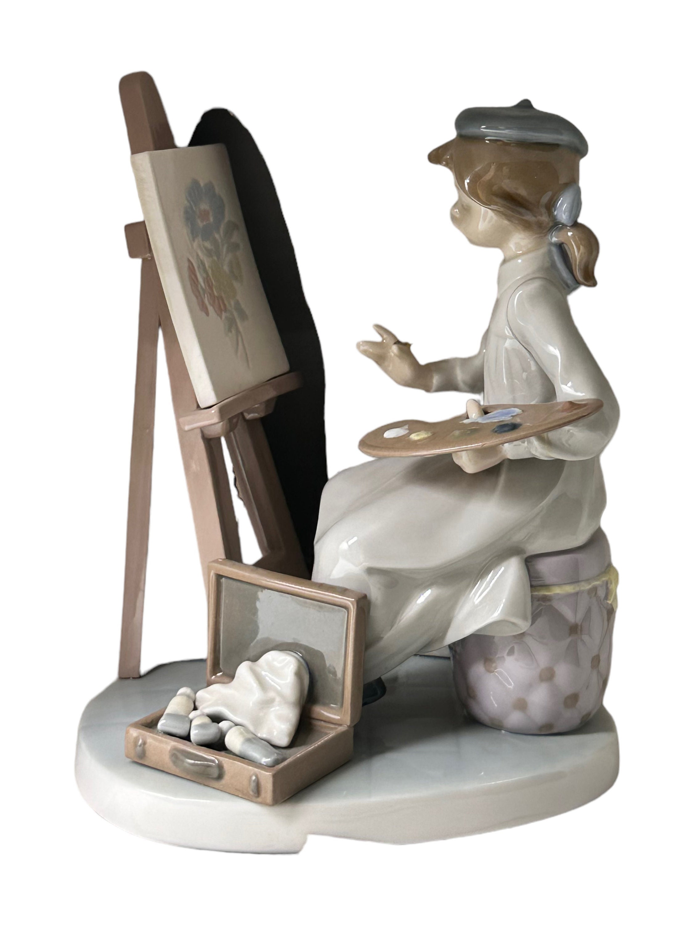 Retired Lladro still Life Joven Pintora Painter Etsy UK