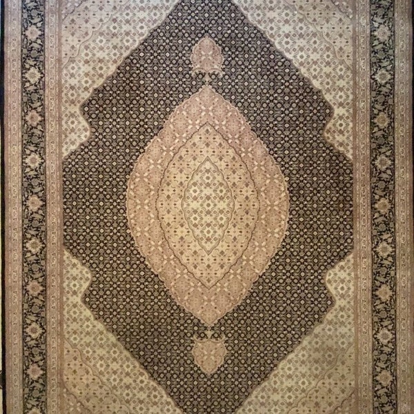 Tabriz Mahi Rug - Etsy