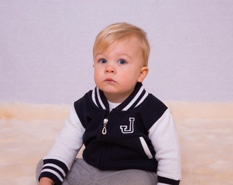 Personalised baby jacket, baby jacket, varsity jacket, kids jacket, customised jacket for babies, customised jacket for kids