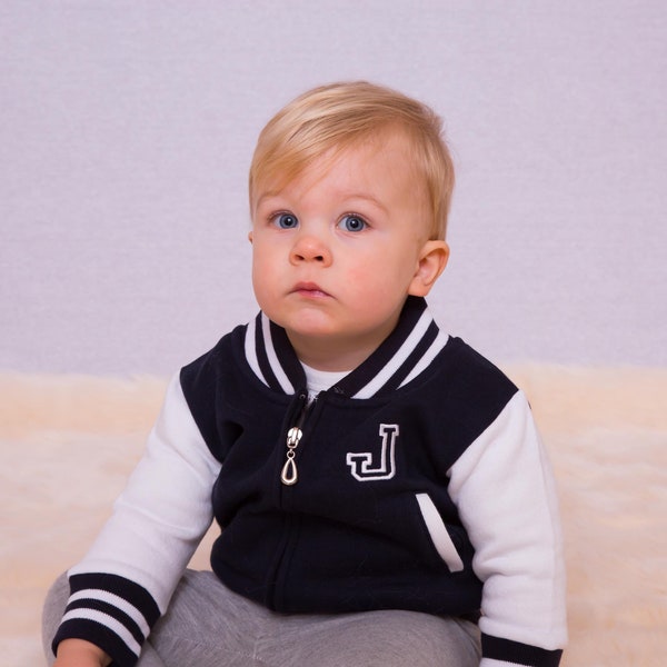 Personalised baby jacket, baby jacket, varsity jacket, kids jacket, customised jacket for babies, customised jacket for kids