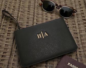 Personalised travel organiser, Personalised passport holder, Document pouch, Personalised photo bag