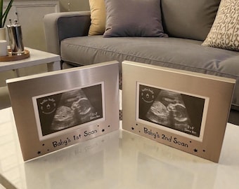 Baby Scan Photo Frame, Ultrasound Picture Display, Nursery Decor