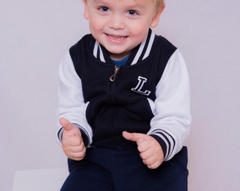 Personalised childrens varsity jacket