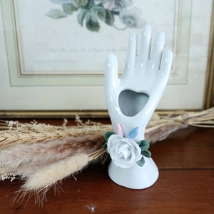 Handmade soliflore ring sizer, flower, vintage