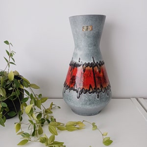 Fat lava vase Carstens West Germany 1218-29, vintage
