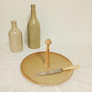 Stoneware cnp village cheese board