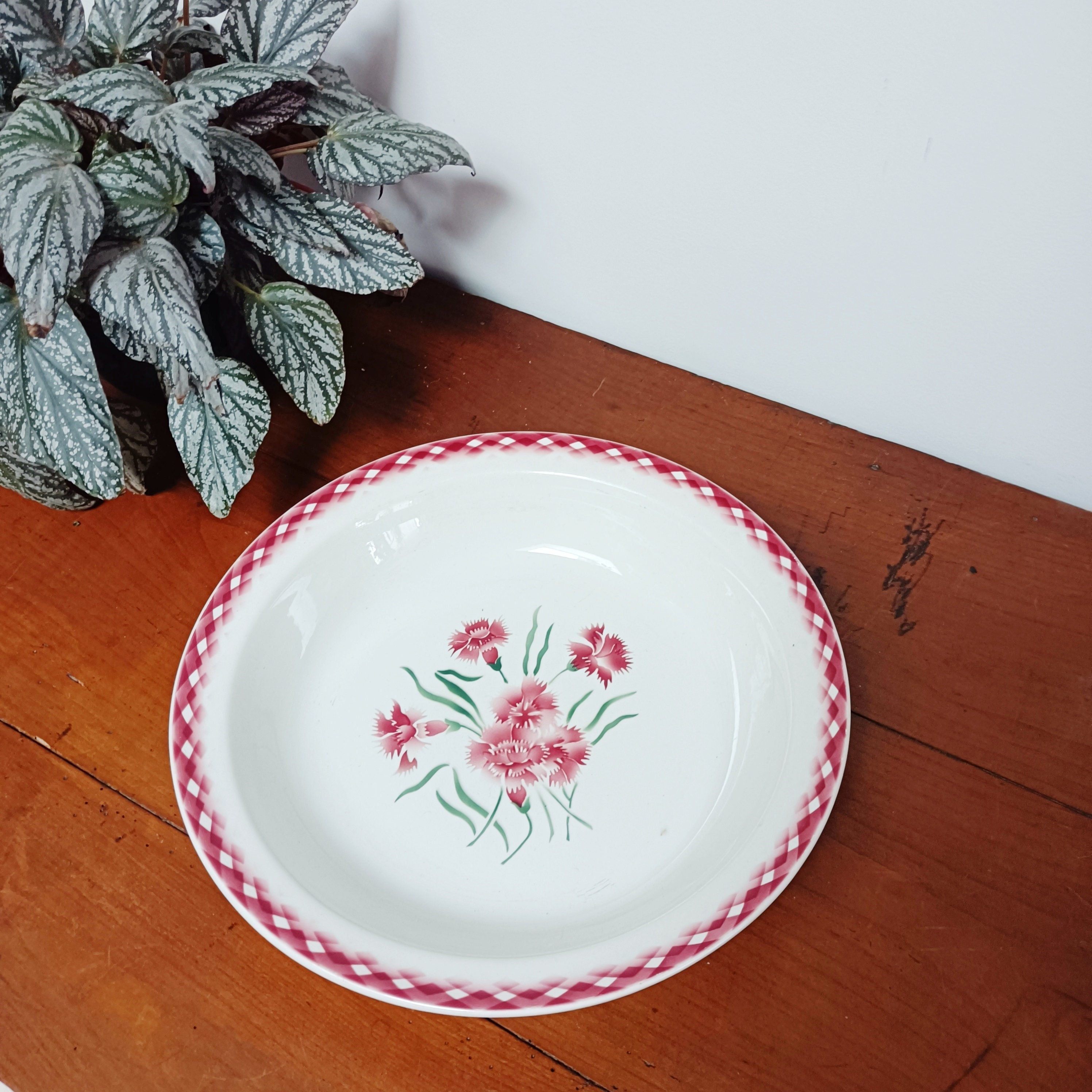 Plat Creux Sarreguemines et Digoin Mignardises, Vintage