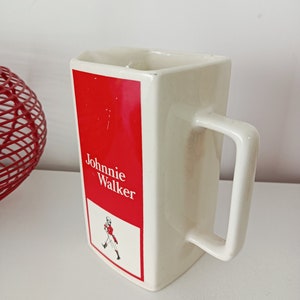 Pitcher, Johnnie Walker advertising carafe, vintage image 3