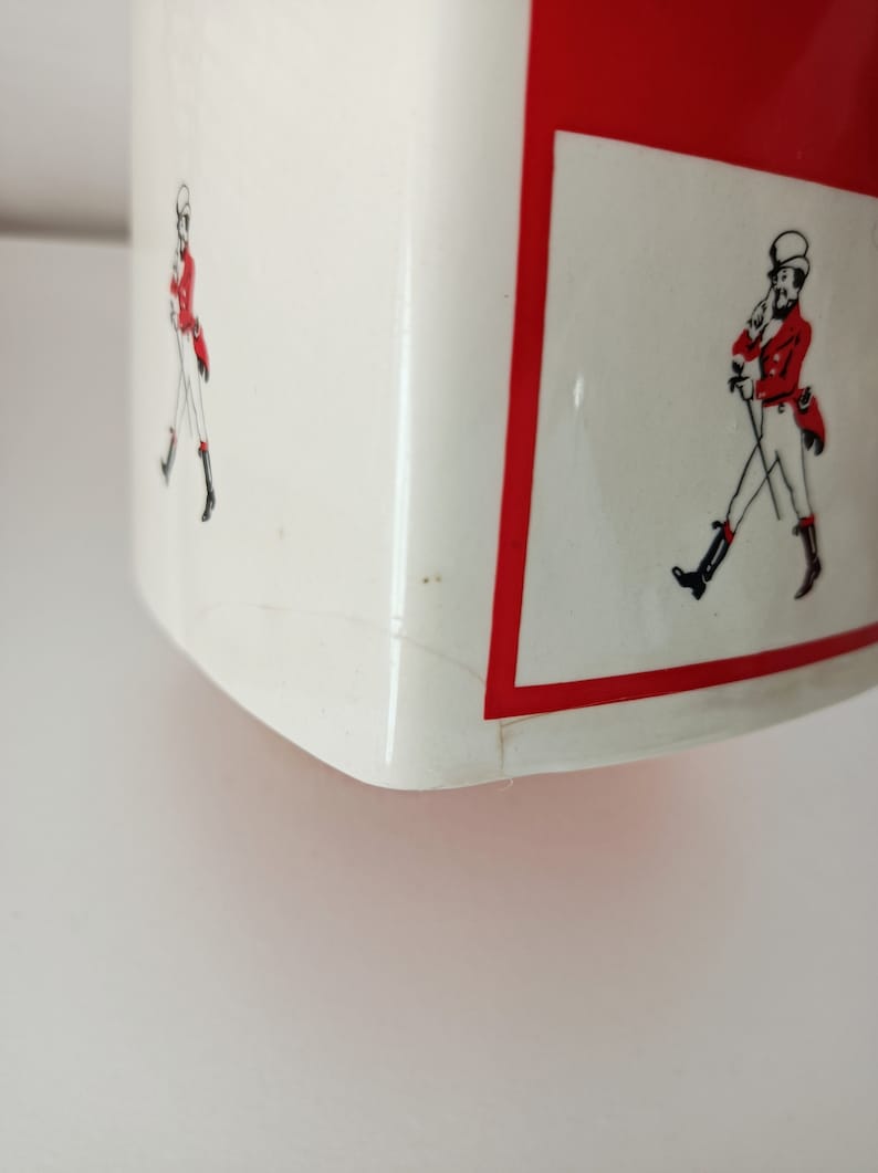 Pitcher, Johnnie Walker advertising carafe, vintage image 7