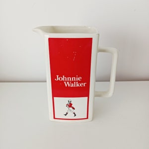 Pitcher, Johnnie Walker advertising carafe, vintage image 2