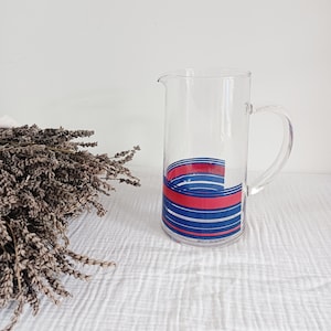 Carafe, glass pitcher, vintage