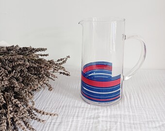 Carafe, glass pitcher, vintage