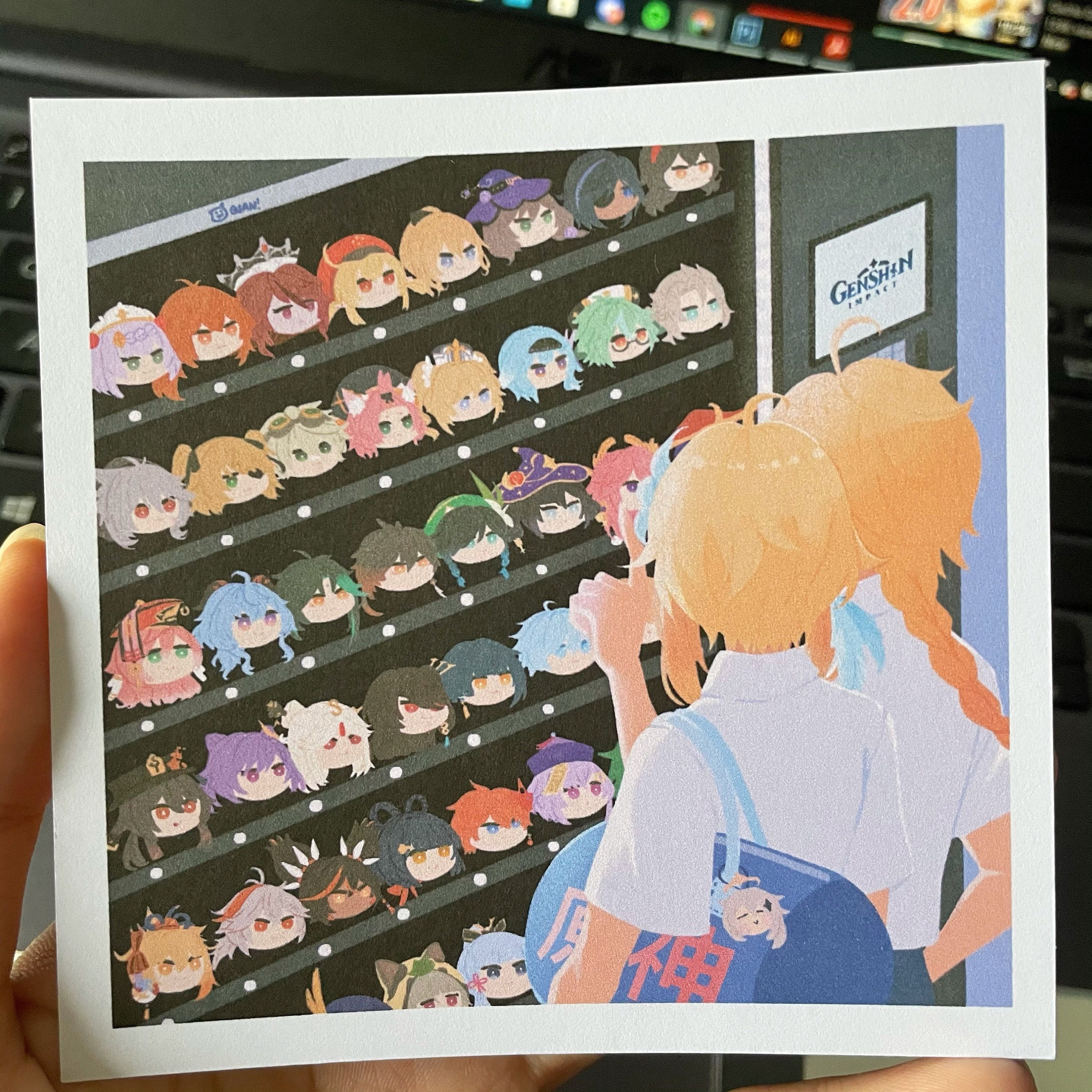 Genshin Impact Vending Machine Print