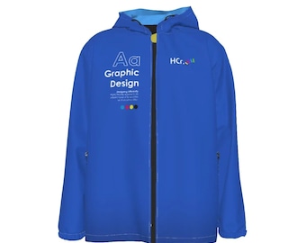 Graphic Design Rain Jacket