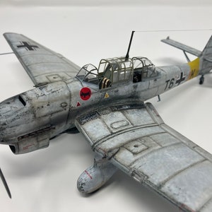 1:48 scale Junkers Ju87 B2 Stuka scale model professionally built