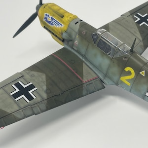 1:48 scale Messerschmitt Bf 109E-1 scale model professionally built