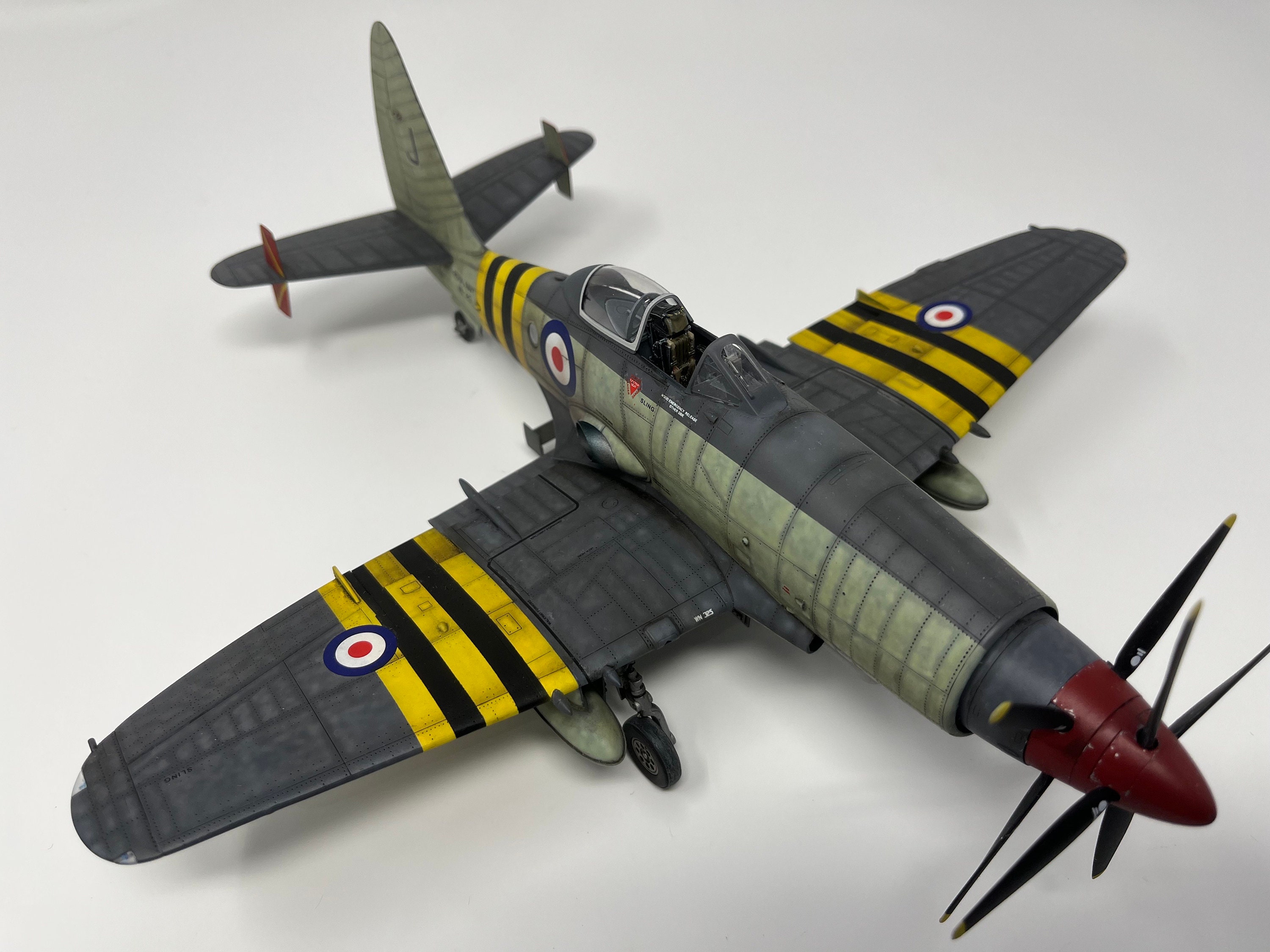 1/48 ワイバーンS.4 ＆ Fw189A2 1:48 scale Westland Wyvern S.4, scale model professionally
