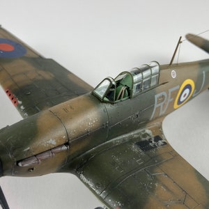 1:48 scale Hawker Hurricane Mk1 scale model professionally built