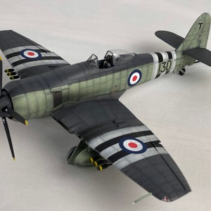 1:48 scale Hawker Sea Fury FB.II scale model professionally built.