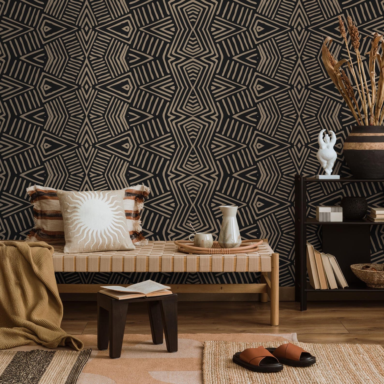 Aztec Peel And Stick Wallpaper