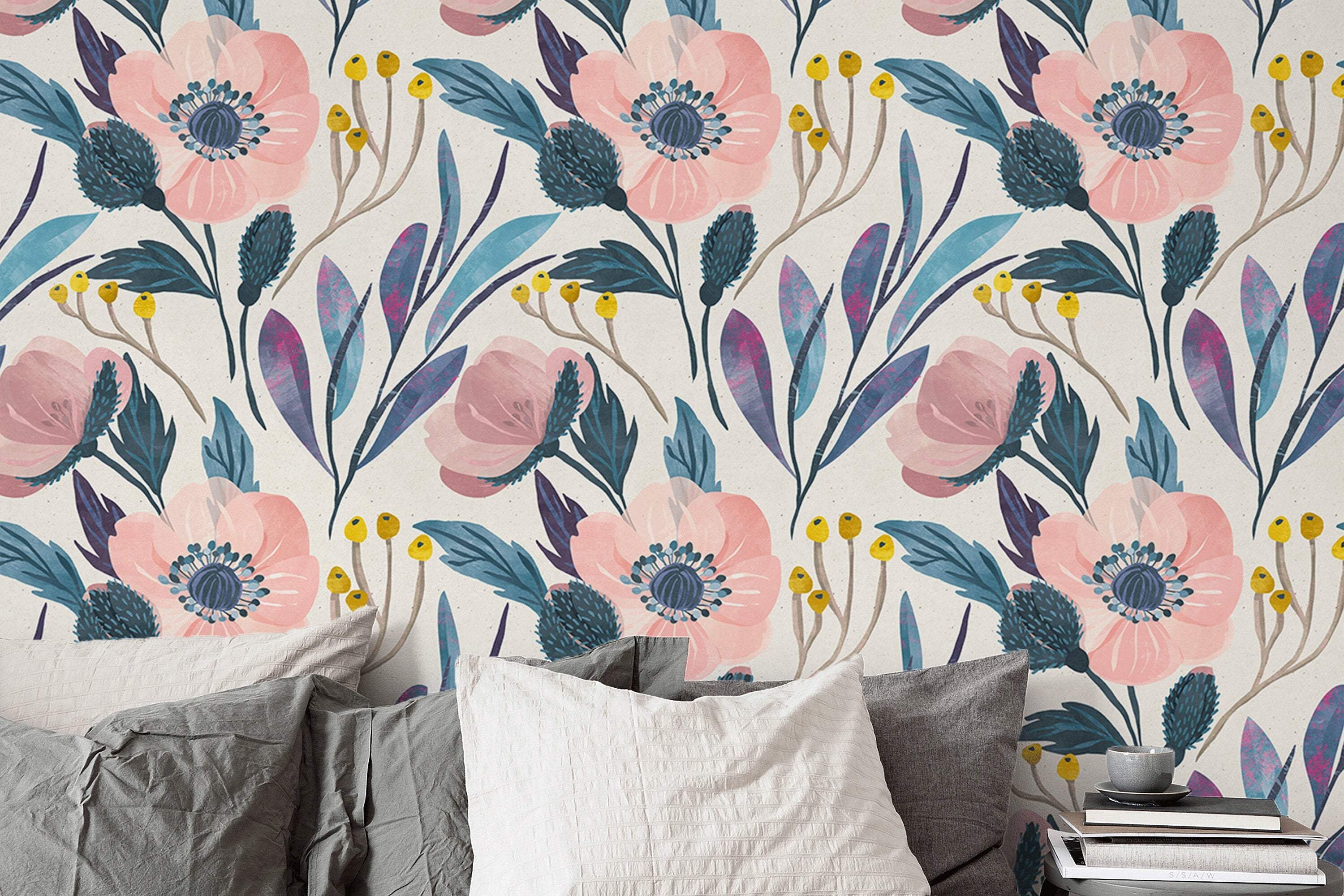 Removable Wallpaper Scandinavian Wallpaper Temporary
