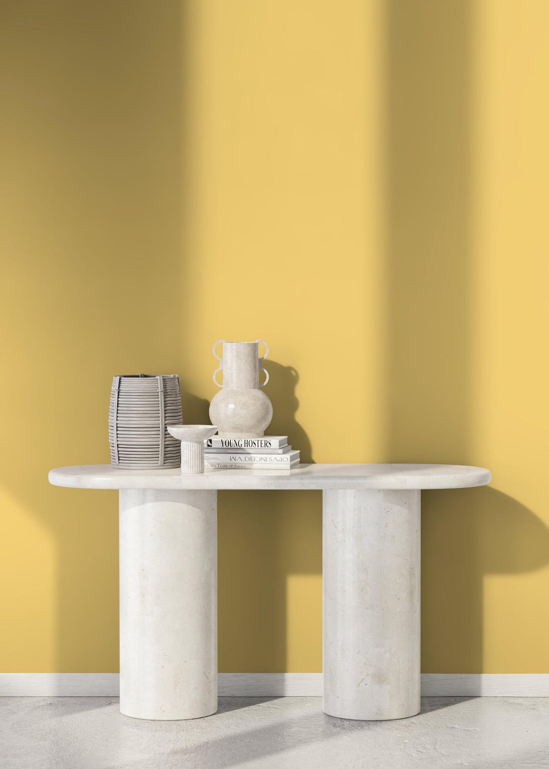 Modern Scandinavian Yellow Gold Wallpaper - D457 - Etsy