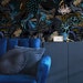 3D Green Parrot G635 Animal Wallpaper Mural Poster Wall Stickers Decal
