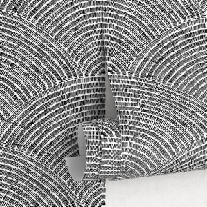 Wallpaper Peel and Stick Wallpaper Removable Wallpaper Home Decor Wall Art Wall Decor Room Decor / Black and White Wallpaper B976 image 5