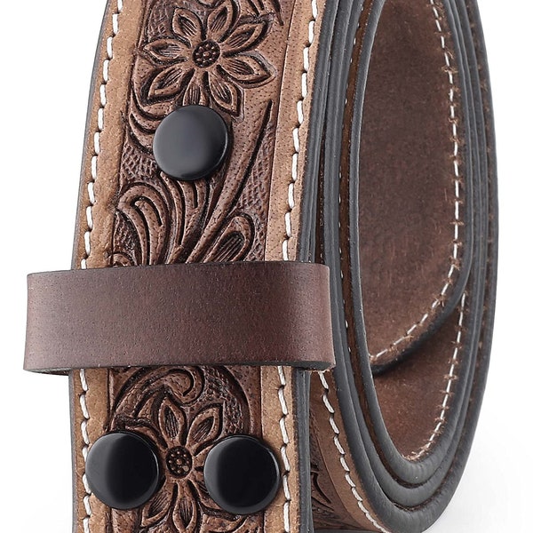 Western Belts Without Buckles Etsy
