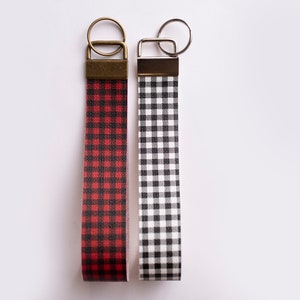 Plaid Wristlet, Key Holder