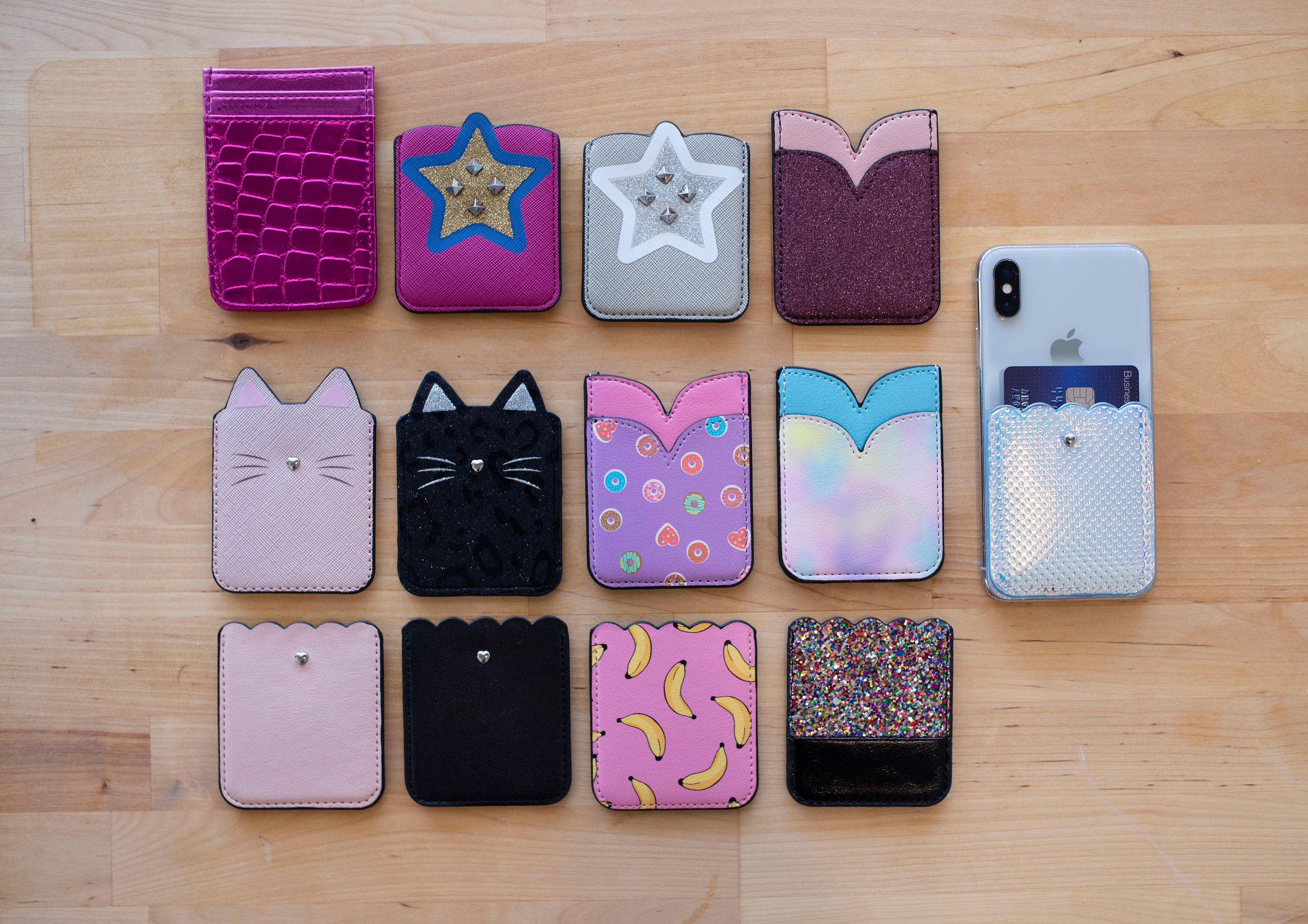 phone card pocket sticker