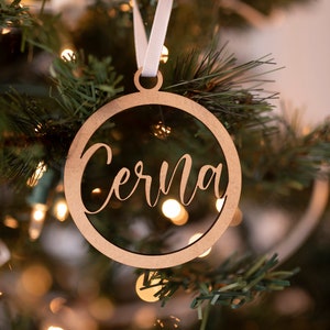 Personalized Name Ornament