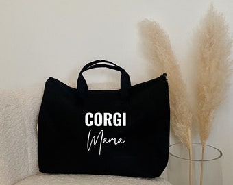 Corgi Tote Bag | Corgi Mom Bag | Corgi Mom Gifts | Corgi Birthday Gifts | Corgi Gifts | New Corgi Owner Gift | Dog Toys Bag | Dog Park Bag